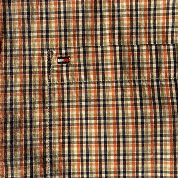 TOMMY HILFIGER Long Sleeve Plaid Button Down Shirt - Picture 3 of 6